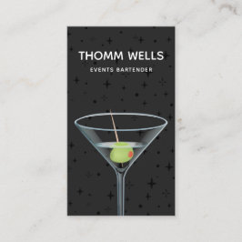 Events Bartender Festive Visitekaartje