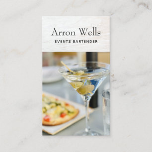 Events Bartender Visitekaartje