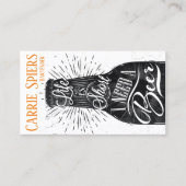 Events Bartender Visitekaartje (Voorkant)