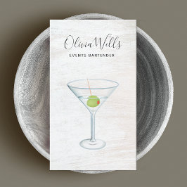 Events Bartender Visitekaartje