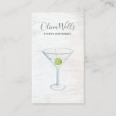 Events Bartender Visitekaartje (Voorkant)