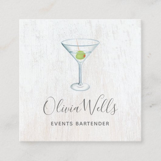 Events Bartender Visitekaartje (Voorkant)