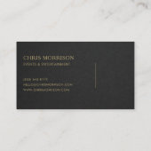 Events & Entertainment Music Visitekaartje (Achterkant)