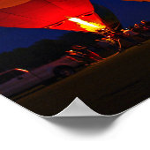 Events Glow Hot Air Ballon Fine Art Poster (Hoek)
