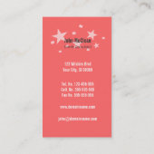 Events Management Company Visitekaartje (Achterkant)