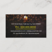 Events Professional Barman Visitekaartje (Achterkant)