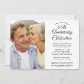 EVENTUEEL Jubileum 2 Foto van Elegant Party Kaart (Voorkant)