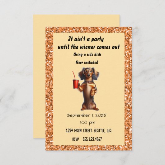 Eventuele feestdagen kaart (Voorkant / Achterkant)