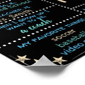 EVENTUELE GESCHIKTE Eerste dag van het schoolteken Poster (Hoek)