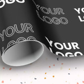 Eventuele twee logo's of Afbeeldingen herhalingspa Cadeaupapier