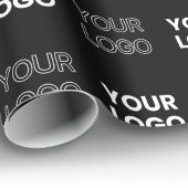 Eventuele twee logo's of Afbeeldingen herhalingspa Cadeaupapier