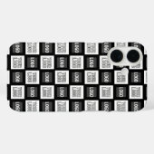 Eventuele twee logo's of Afbeeldingen herhalingspa Case-Mate iPhone Case (Achterkant (horizontaal))