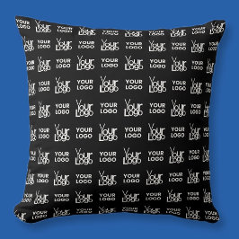 Eventuele twee logo's of Afbeeldingen herhalingspa Kussen