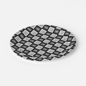 Eventuele twee logo's of Afbeeldingen herhalingspa Papieren Bordje (Gekanteld)