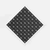 Eventuele twee logo's of Afbeeldingen herhalingspa Servet (Hoek)