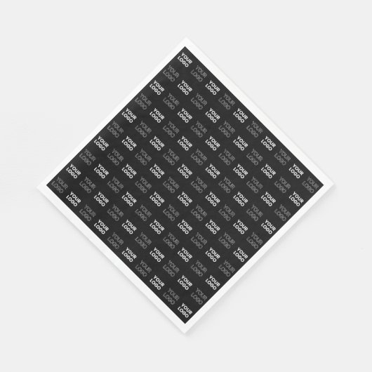 Eventuele twee logo's of Afbeeldingen herhalingspa Servet (Hoek)