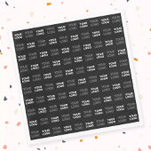 Eventuele twee logo's of Afbeeldingen herhalingspa Servet