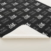 Eventuele twee logo's of Afbeeldingen herhalingspa Sherpa Deken (3/4)