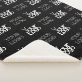 Eventuele twee logo's of Afbeeldingen herhalingspa Sherpa Deken (3/4)