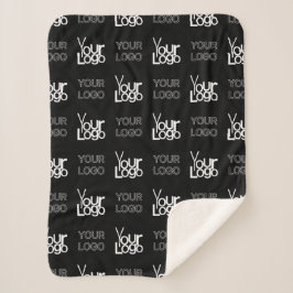 Eventuele twee logo's of Afbeeldingen herhalingspa Sherpa Deken