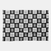 Eventuele twee logo's of Afbeeldingen herhalingspa Theedoek (Horizontaal)