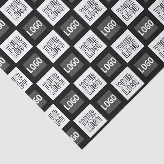 Eventuele twee logo's of Afbeeldingen herhalingspa Tissuepapier (Detail)