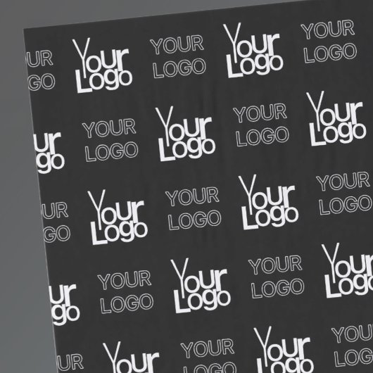 Eventuele twee logo's of Afbeeldingen herhalingspa Tissuepapier