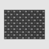 Eventuele twee logo's of Afbeeldingen herhalingspa Tissuepapier (Voorkant)