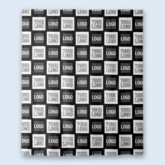 Eventuele twee logo's of Afbeeldingen herhalingspa Wandkleed