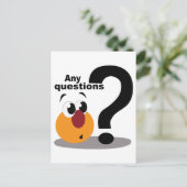 Eventuele vragen briefkaart (Staand voorkant)