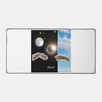Evenwicht Astrologie Eclips en Maan Surreal Poster