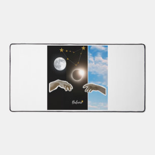 Evenwicht Astrologie Eclips en Maan Surreal Poster Bureaumat