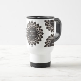 Evenwicht en harmonie mandala reisbeker