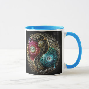 Evenwicht en harmonie Yin Yang Design Cup Mok