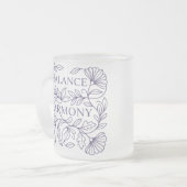 Evenwicht & Harmonie Matglas Koffiemok (Voorkant links)