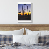 Evenwicht in perfectie canvas afdruk (Insitu (Slaapkamer))
