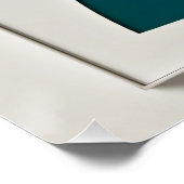 Evenwicht in vorm A Minimalistisch Abstract Perfect Poster (Hoek)