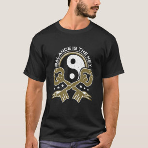 Evenwicht is de belangrijkste Qigong-meditatie voo T-shirt