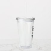 Evenwicht nodig acryl drinkbeker (Rechts)
