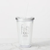 Evenwicht nodig acryl drinkbeker (Achterkant)