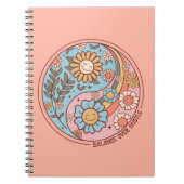 evenwicht over de drukte notitieboek (Voorkant)