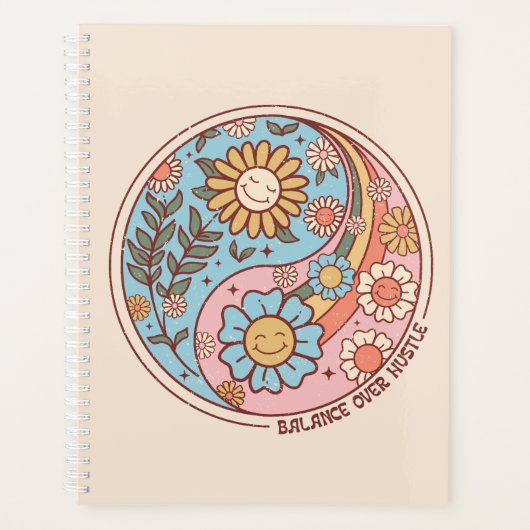 evenwicht over de drukte planner (Voorkant)