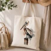 Evenwicht van de Pelikaan Tote Bag