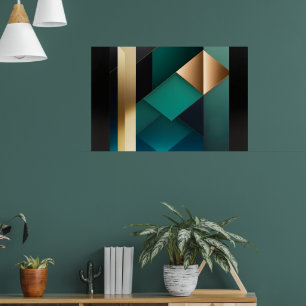 Evenwicht van Vormen Poster