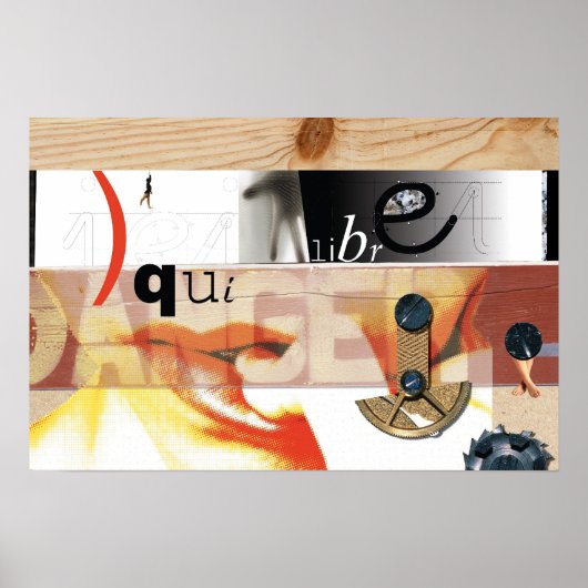 Evenwichtig: Gevaar! Poster (Voorkant)