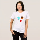 evenwichtig leven Tri-Blend shirt (Voorkant volledig)