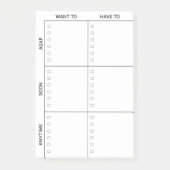 Evenwichtig om na-its te doen post-it® notes (Voorkant)