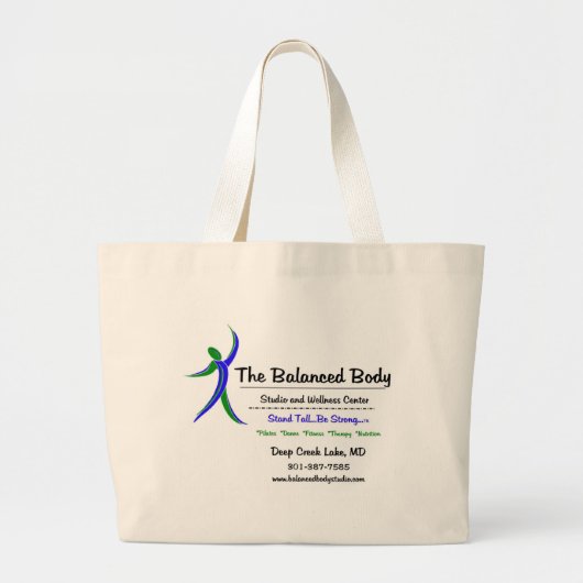 Evenwichtige Body Canvas tas (Voorkant)