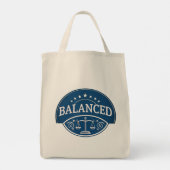 Evenwichtige Boodschappentas Tote Bag (Achterkant)