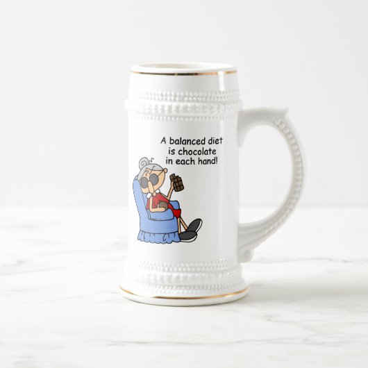 Evenwichtige chocoladedieet bierpul (Rechts)